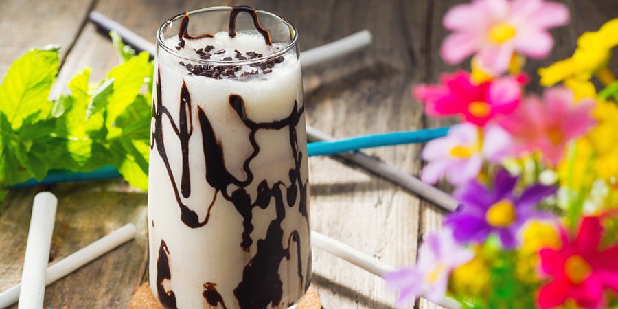 Milkshake cu inghetata de vanilie