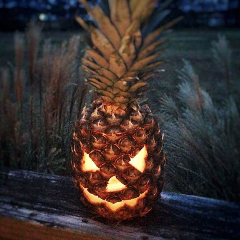 Noua moda de Halloween 2016 - ananas in loc de dovleac