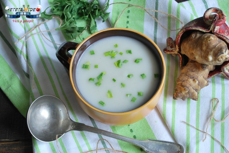 Supa Crema de Napi - de post, pregatita cu blenderul Oster