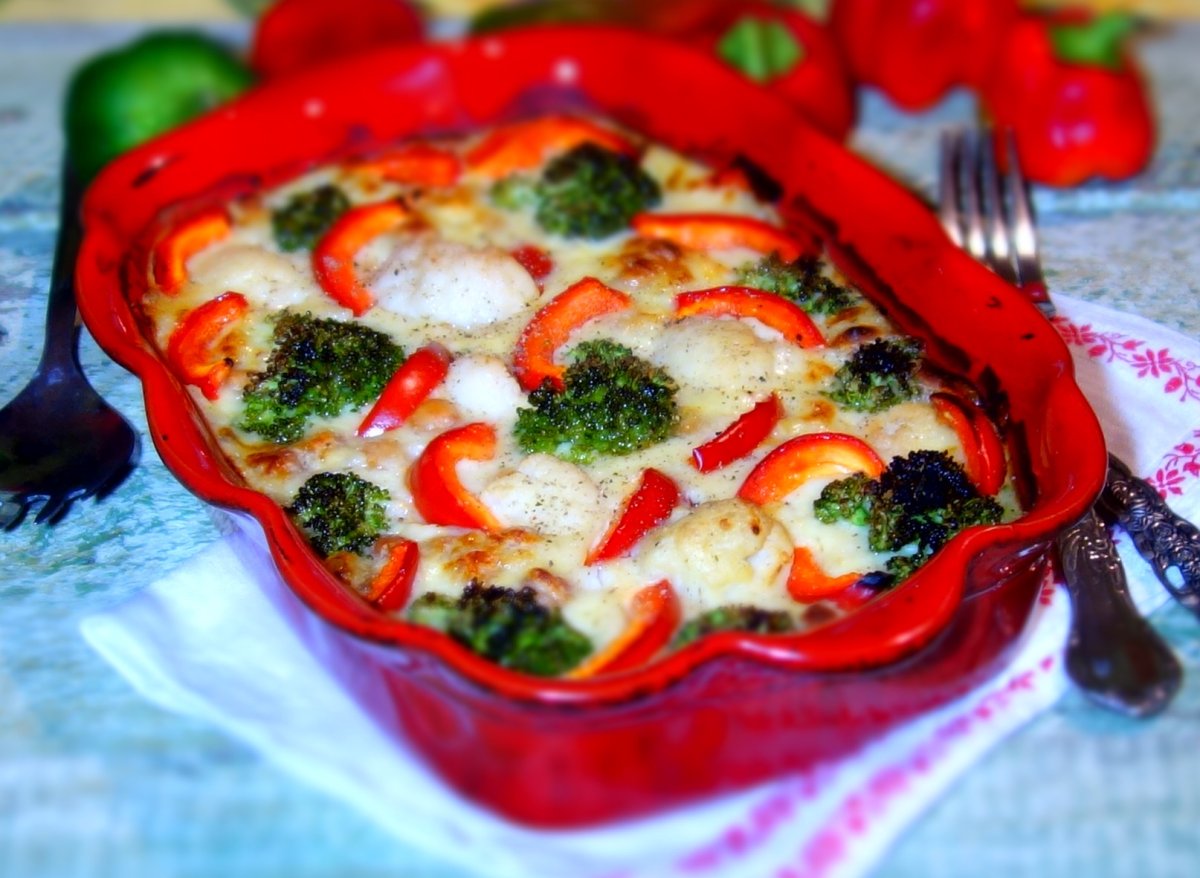 Gratin de conopida si broccoli