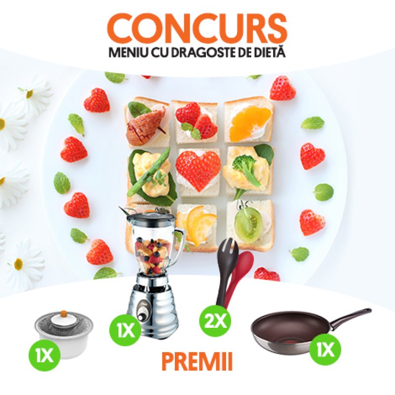 CONCURS CULINAR: Meniu cu dragoste de dieta