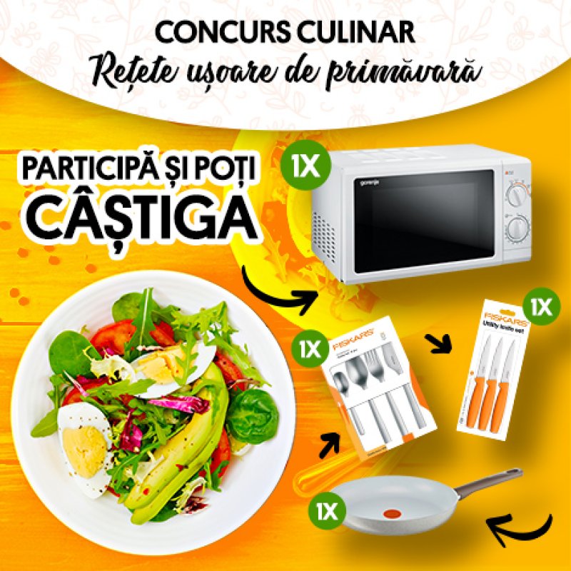 CONCURS CULINAR: Retete usoare de primavara