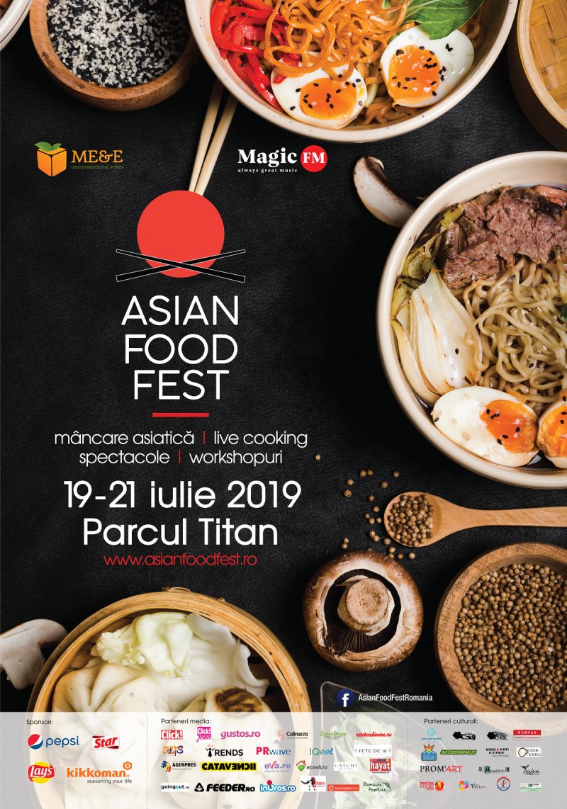 Te asteptam la Asian Food Fest, pentru o calatorie culinara in jurul Asiei