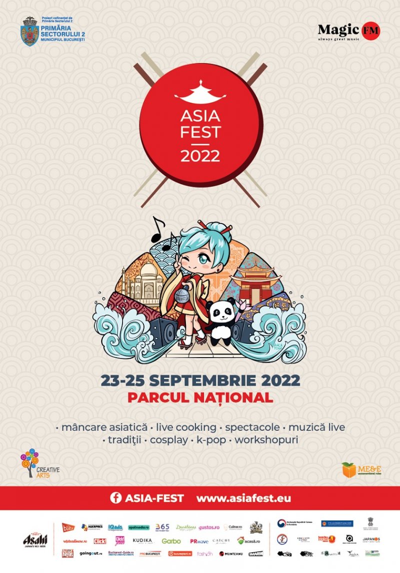 Cea de-a noua editie a ASIA Fest va avea loc intre 23 – 25 septembrie, in Parcul National din Bucuresti
