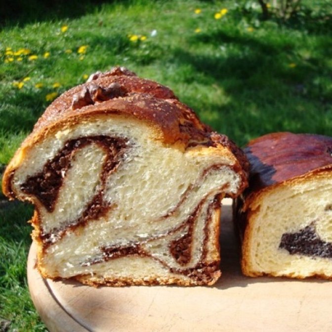 Cozonac pufos cu aluat oparit