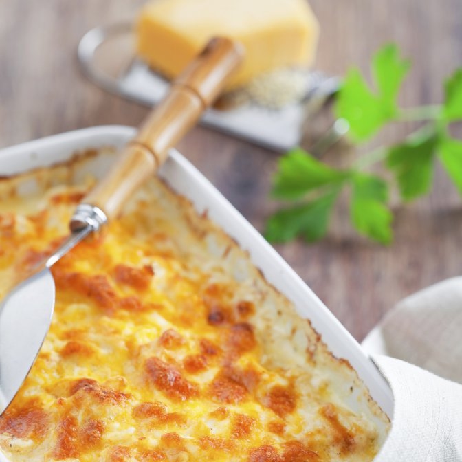 Musaca delicioasa de cartofi cu branza si oua