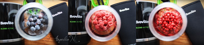 Super Berry Smoothie - Smoothie cu afine, zmeura si merisoare