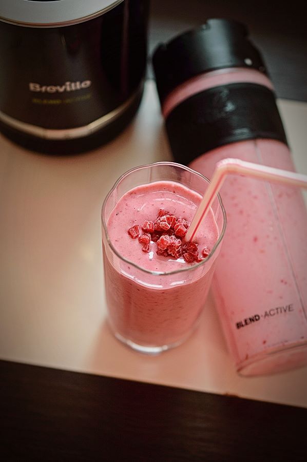 Smoothie cu zmeura