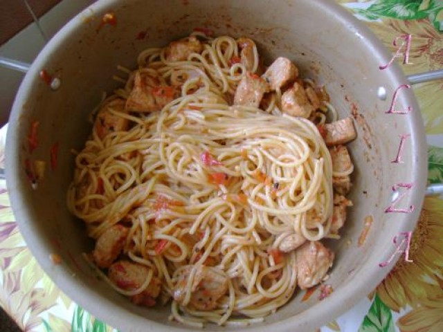 Spaghetti picante