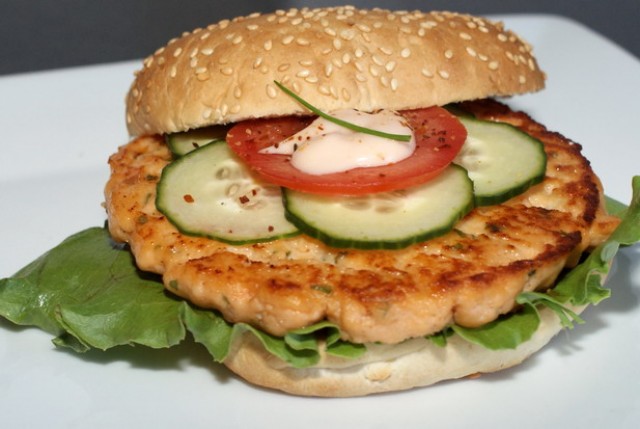 Somon burger