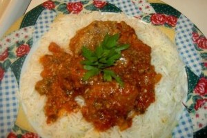 Kofta (chiftele) tajine