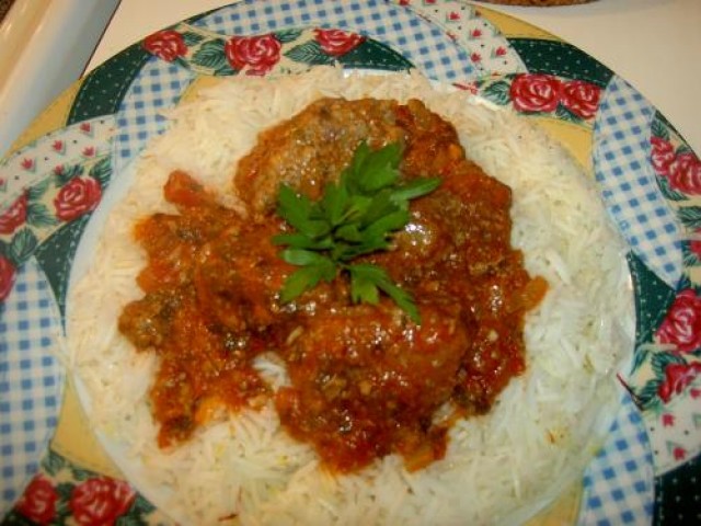 Kofta (chiftele) tajine