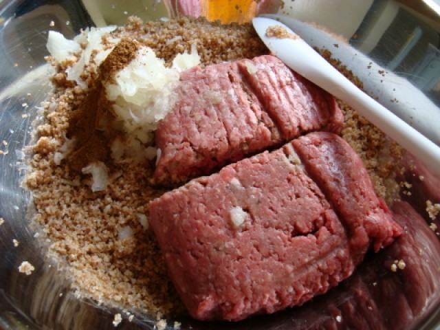 Kibbe (chiftele)  prajit