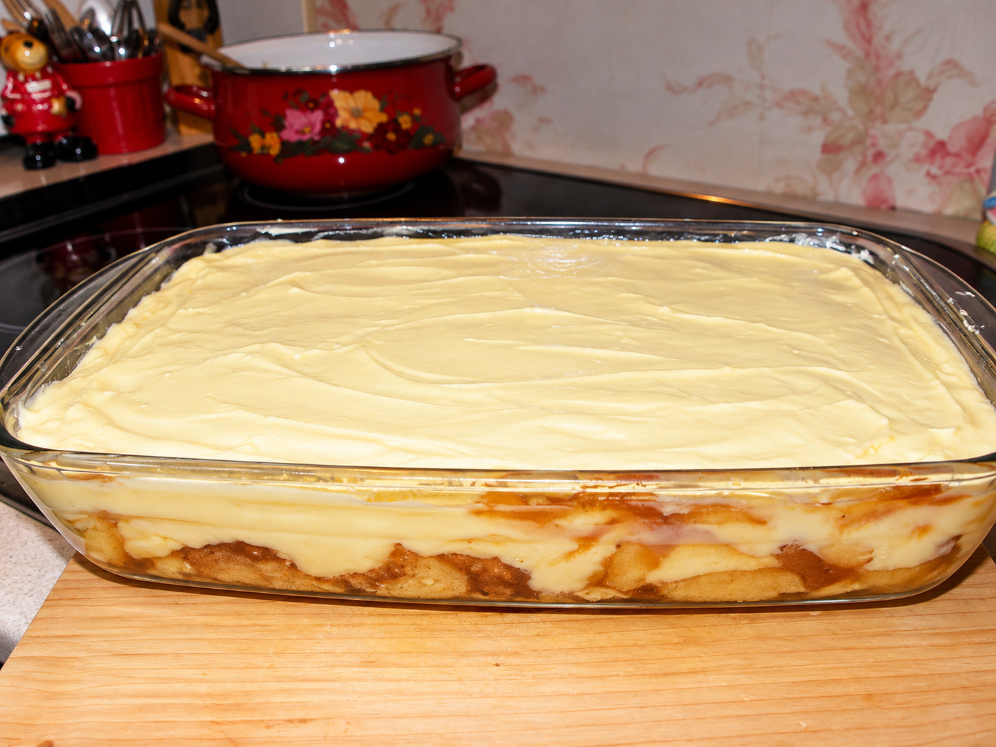 Prajitura cu mere caramelizate si branza de vaci