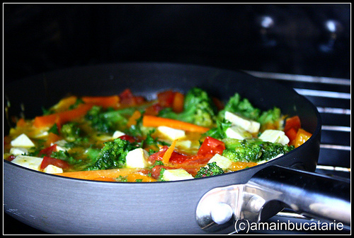 Frittata cu broccoli si telemea de oaie