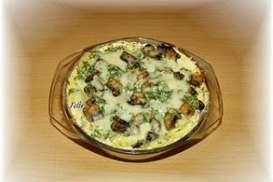 Ciuperci gratinate