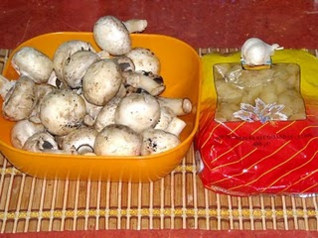 Paste cu ciuperci si masline
