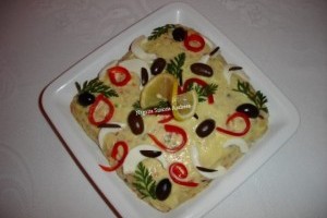 Salata de macrou sau hering afumat