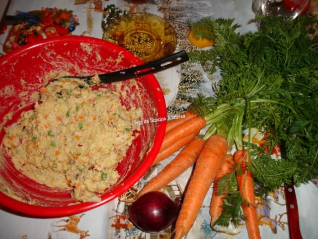 Salata de macrou sau hering afumat
