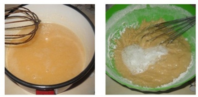 Prajitura cu foi de miere si crema de gris
