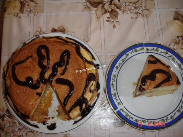 Tort crema de zahar ars