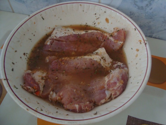 Cotlet de porc la gratar