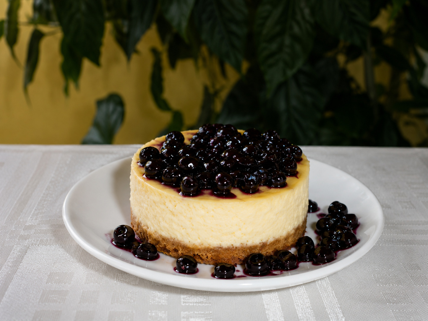 Cheesecake cu dulceata de afine