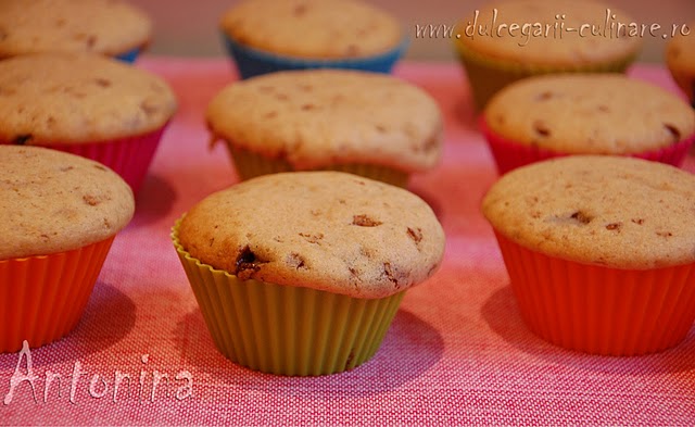 Muffins cu ciocolata