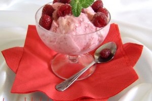 Inghetata de zmeura cu mascarpone