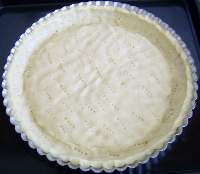 Tarta cu zmeura si crema de vanilie