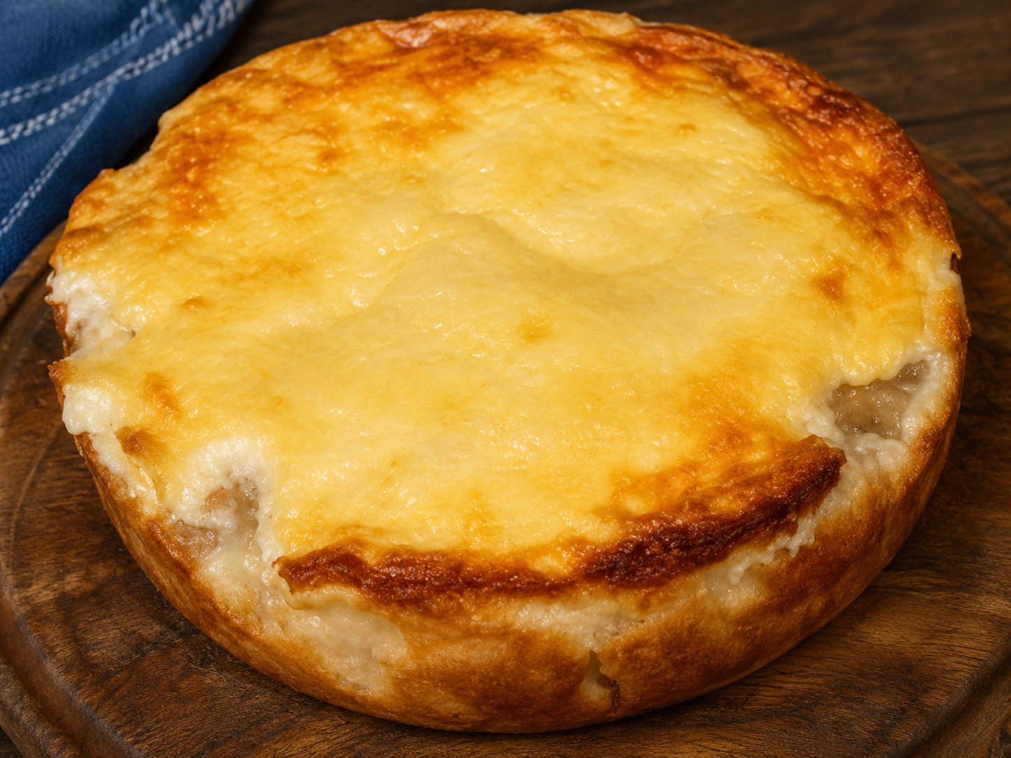 Tort de mere cu glazura de iaurt
