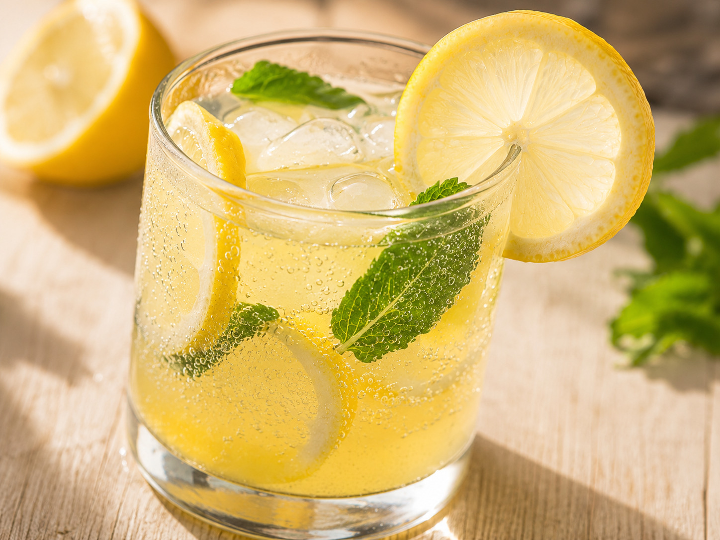 Limonada cu miere si menta