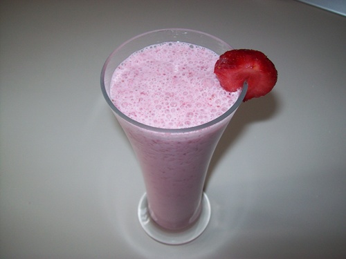 Milkshake de capsuni