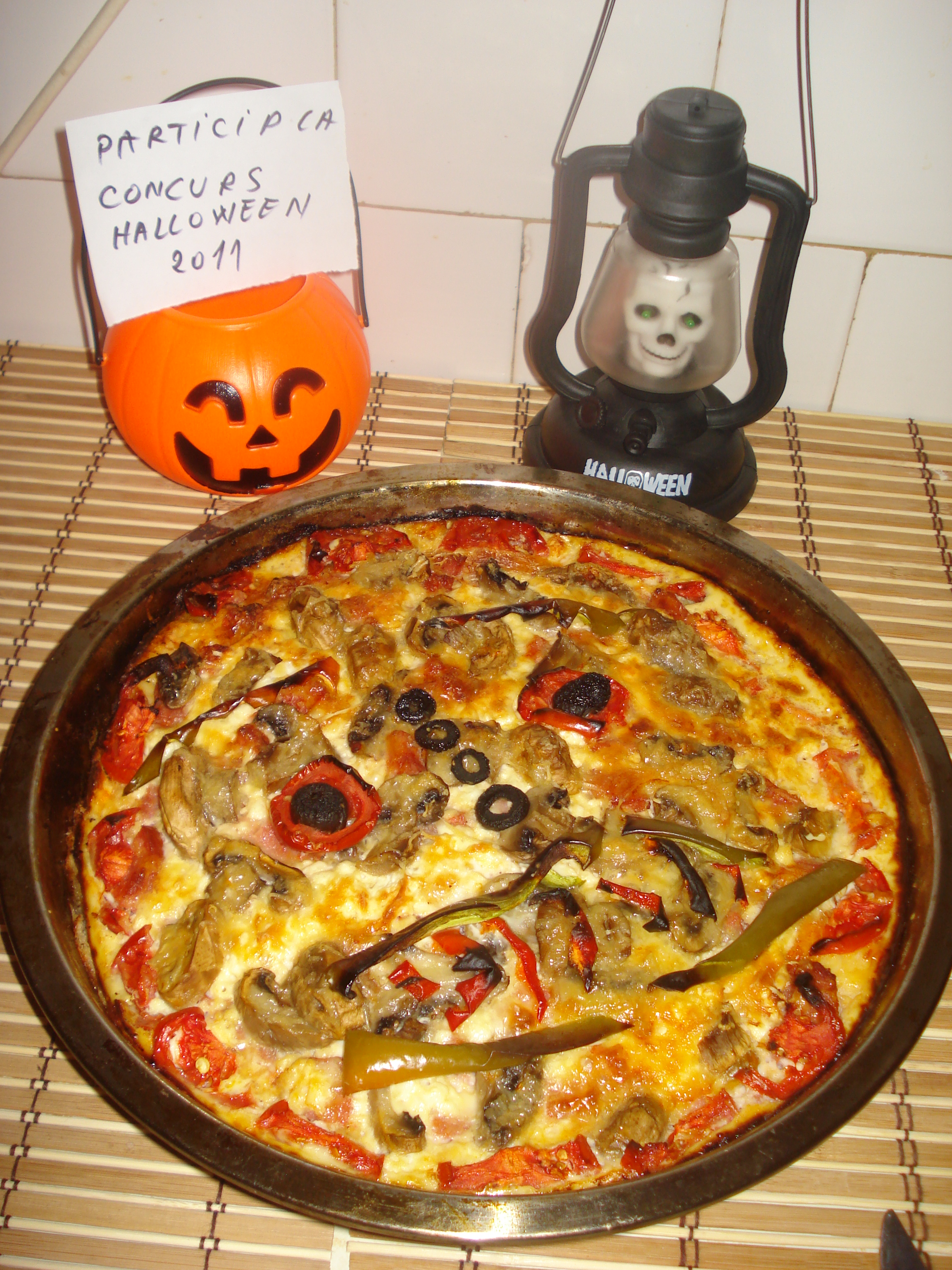 Pizza pentru Halloween