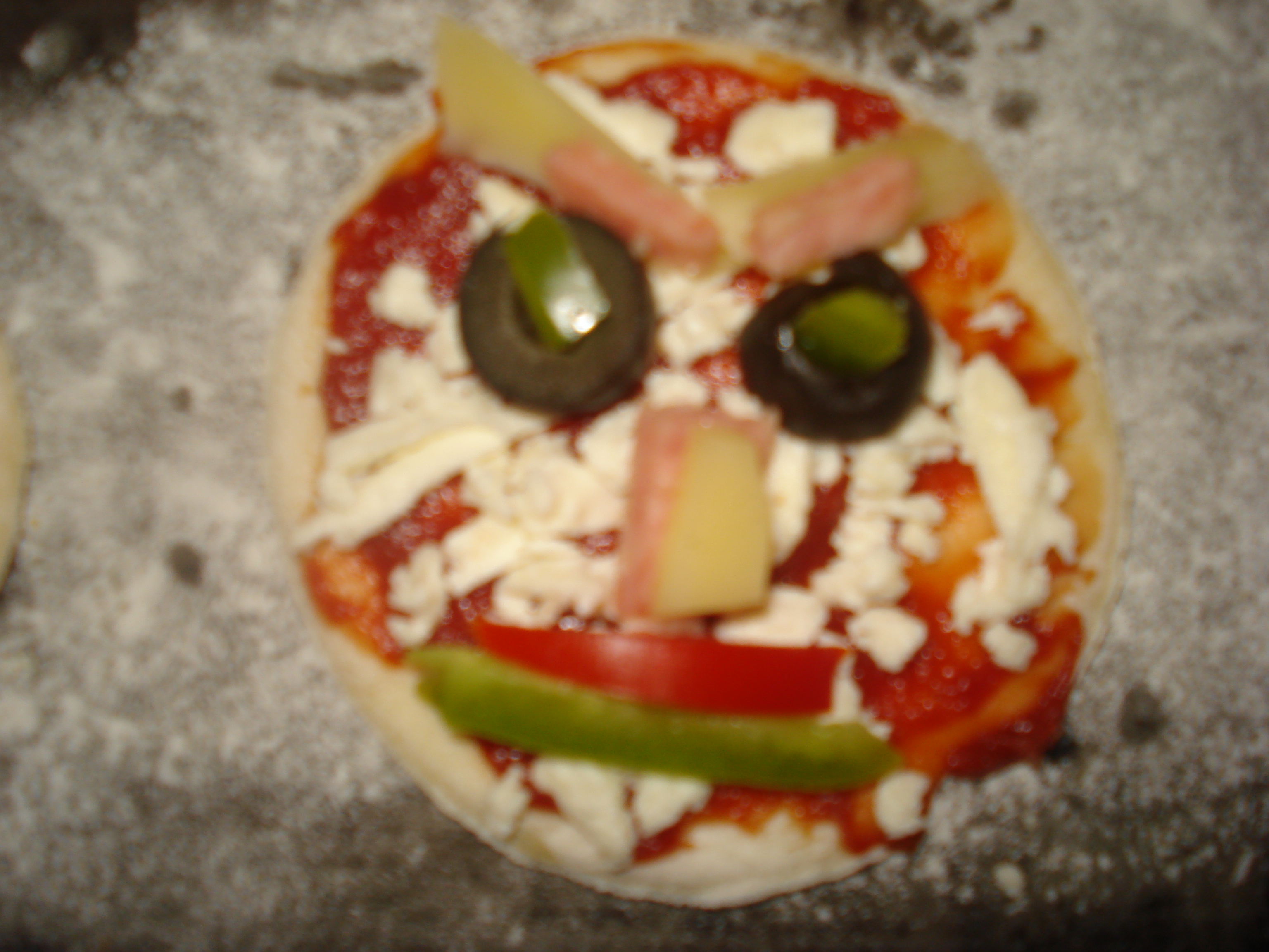 Mini Pizza Halloween