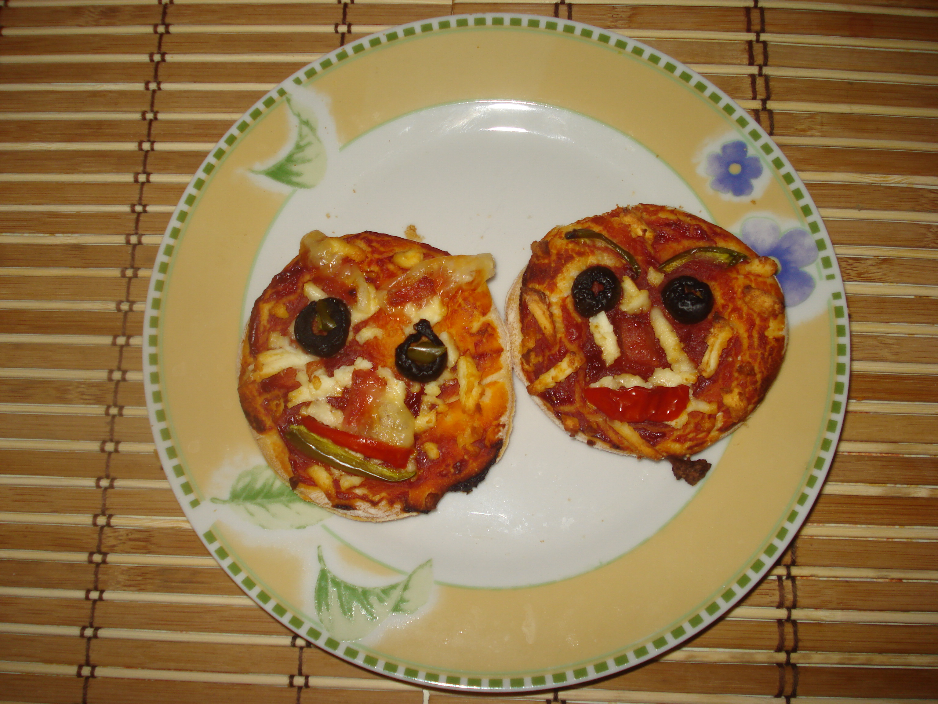 Mini Pizza Halloween