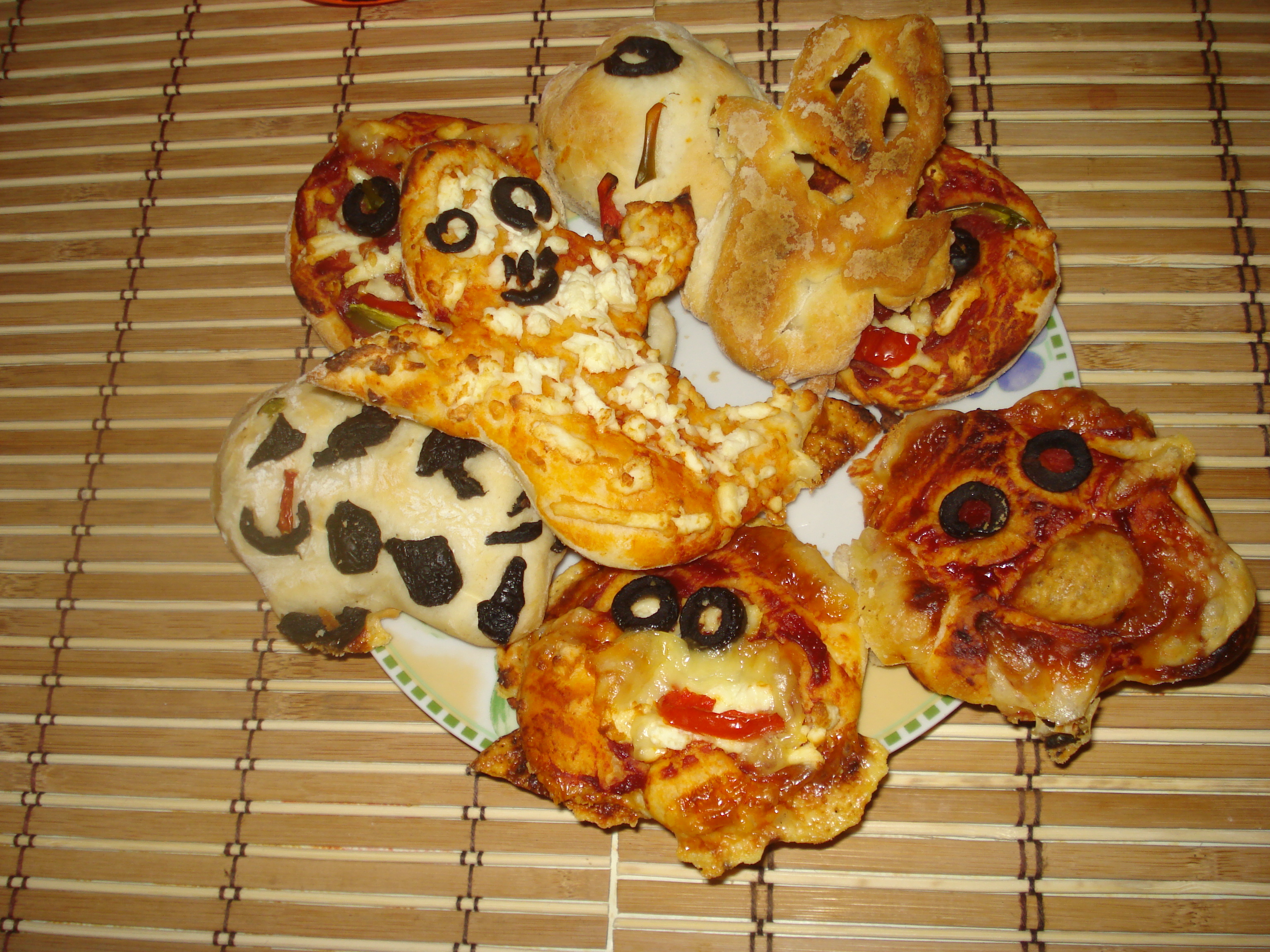 Mini Pizza Halloween