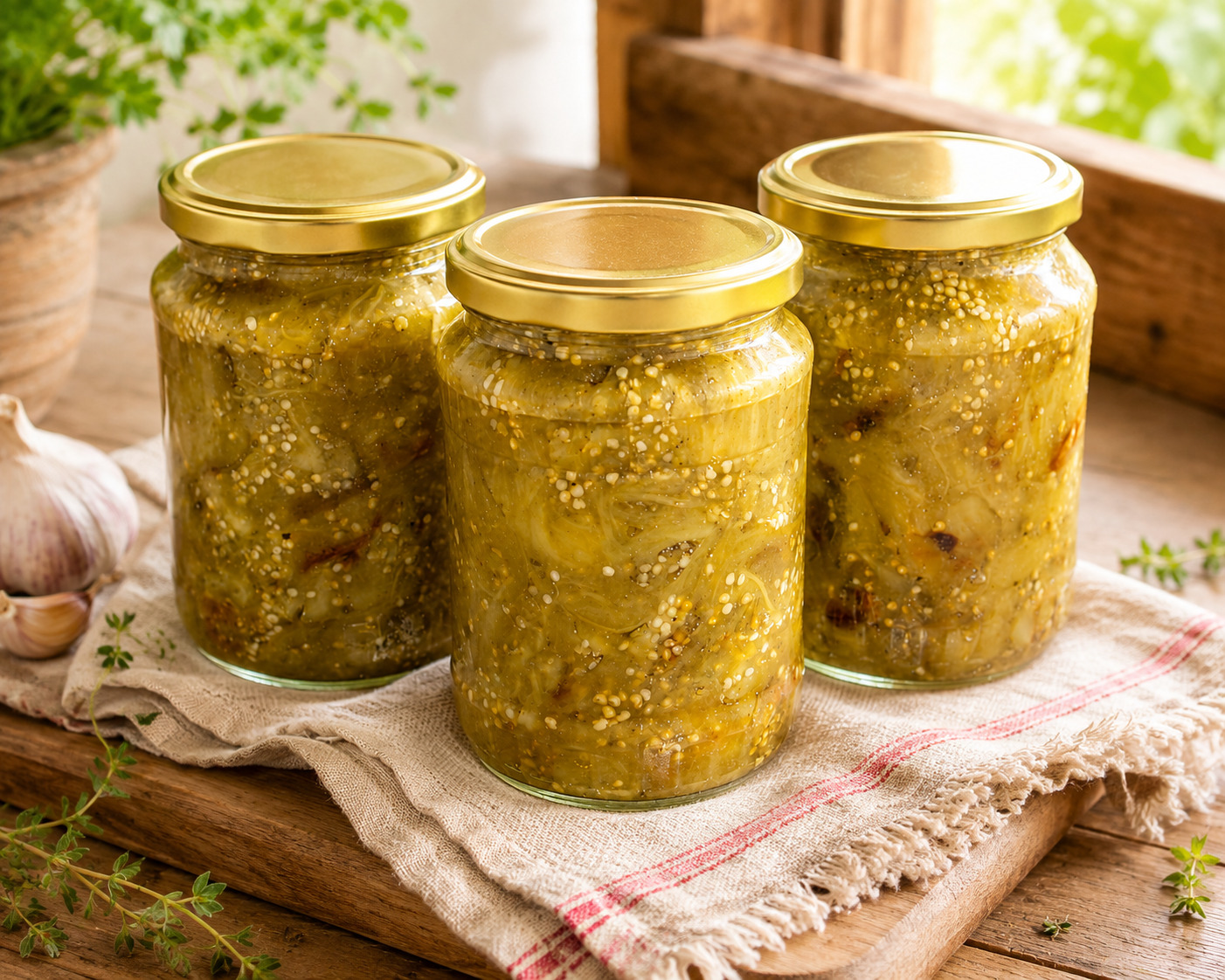 Vinete conservate pentru iarna