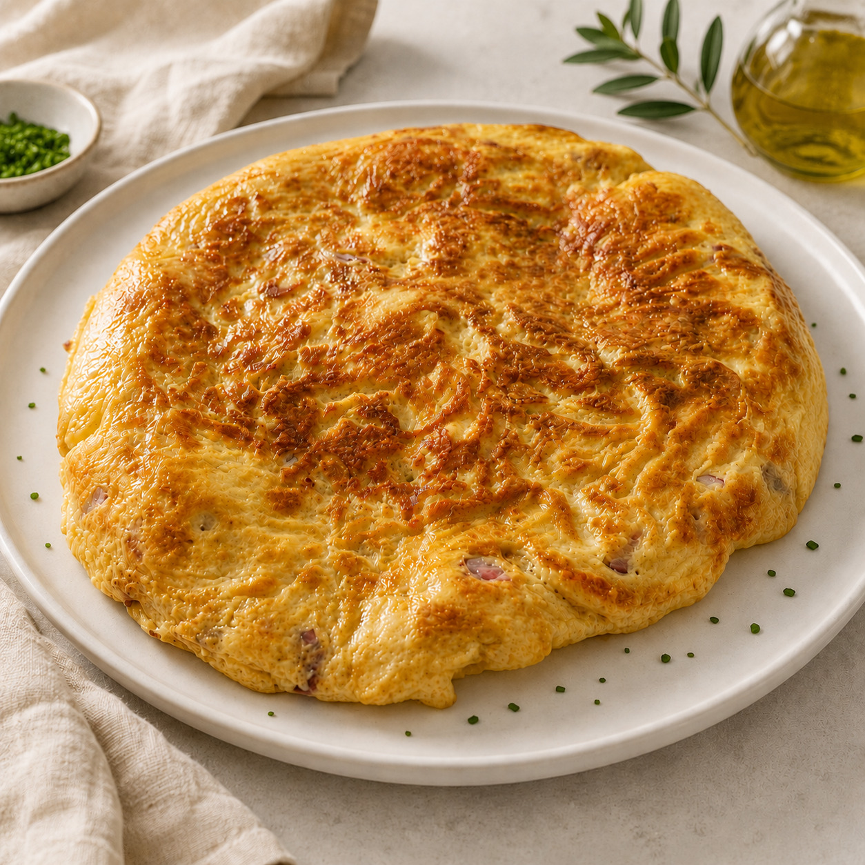 Tortilla cu cartofi ca in Spania