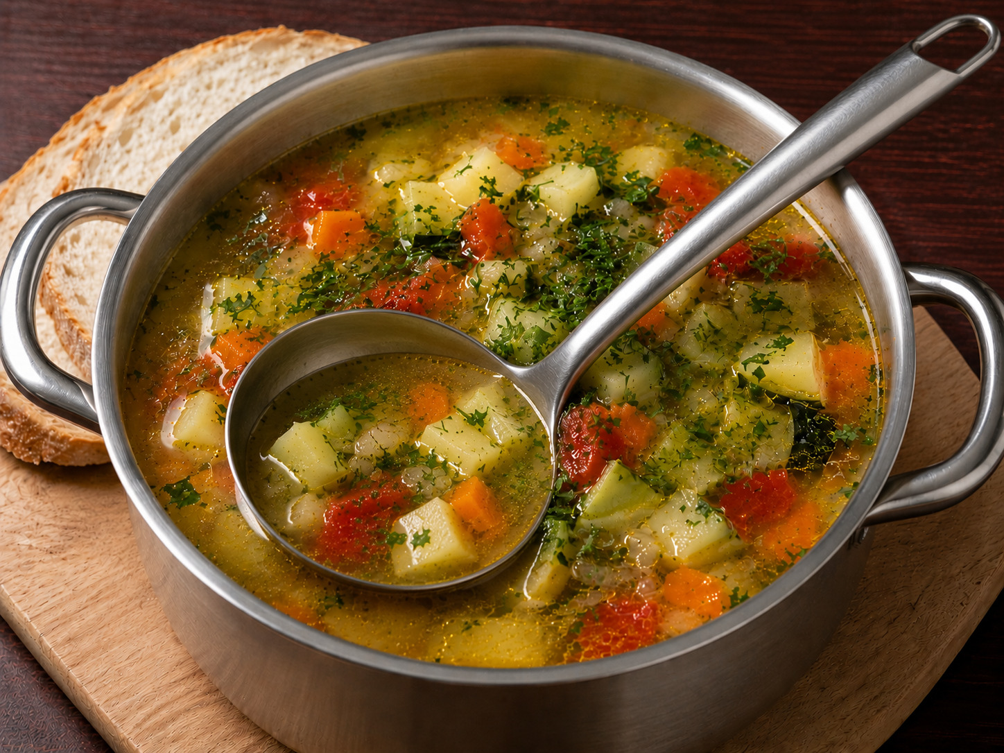 Ciorba de dovlecei cu legume