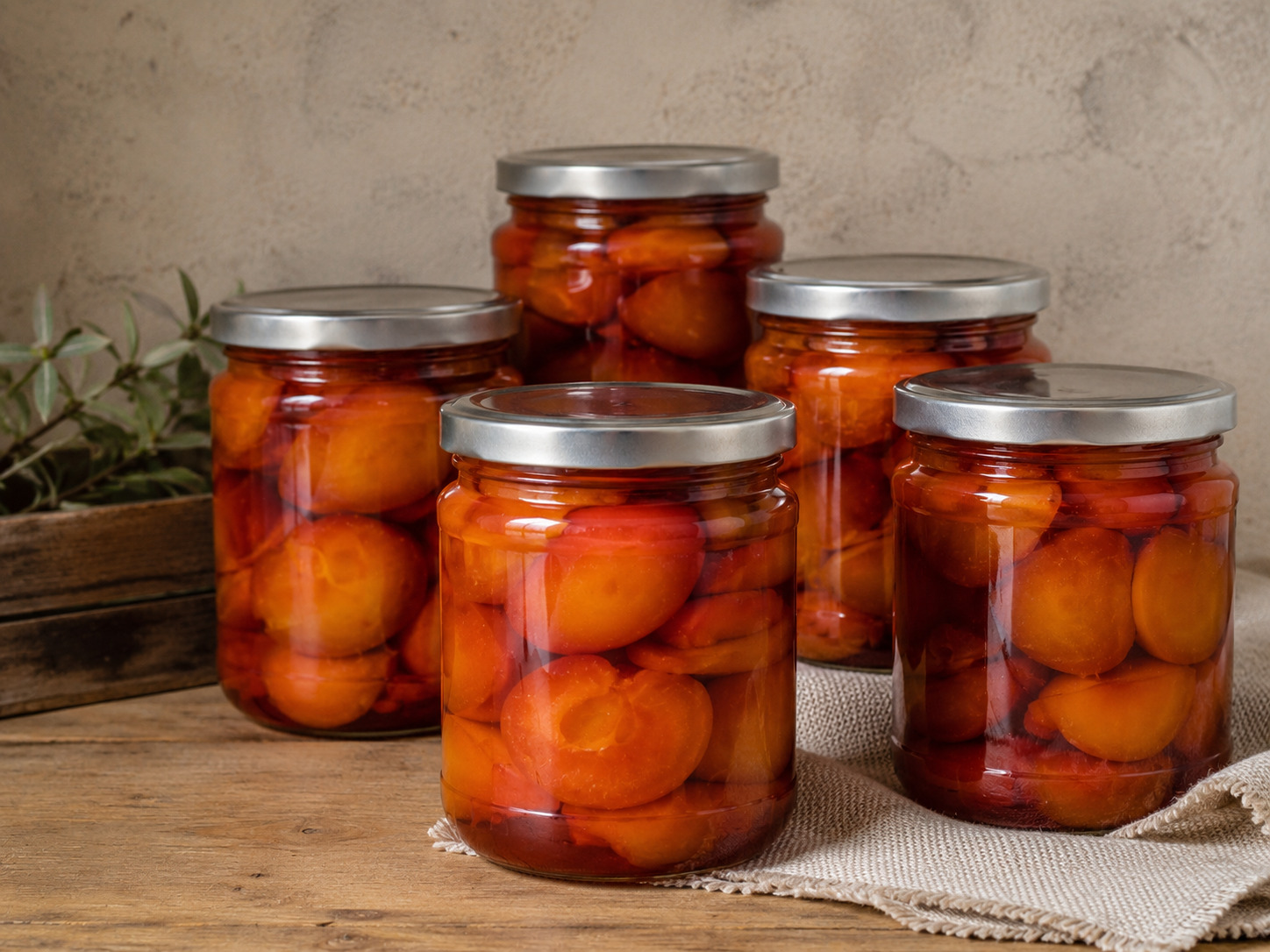 Compot de prune cu scortisoara