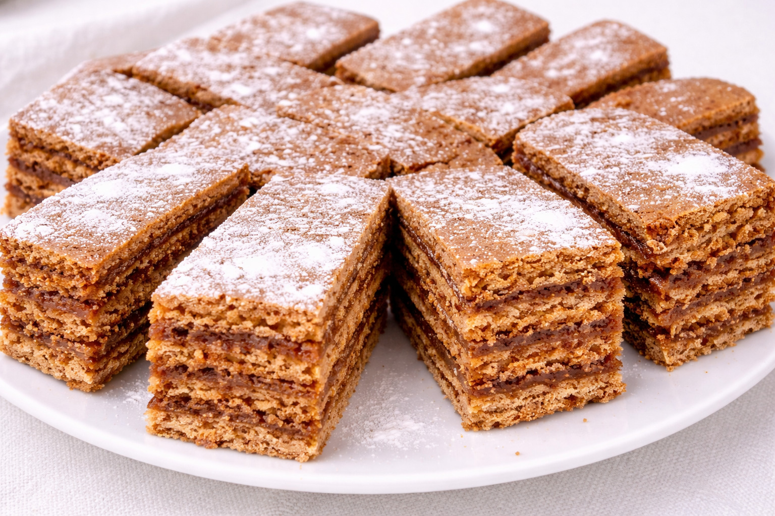Prajitura cu miere si crema caramel