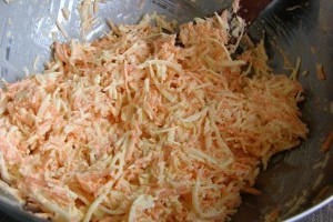 Salata de telina cu morcov si mar