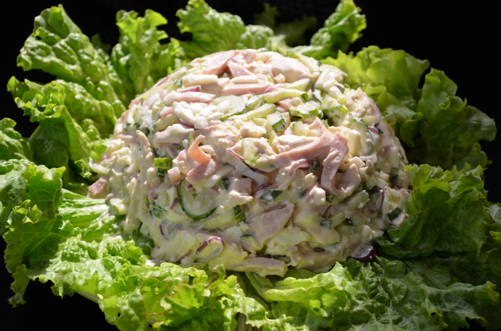 Salata “Cuibul cocoşului de munte”