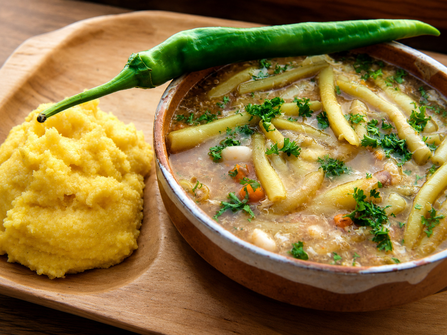 Ciorba de fasole verde
