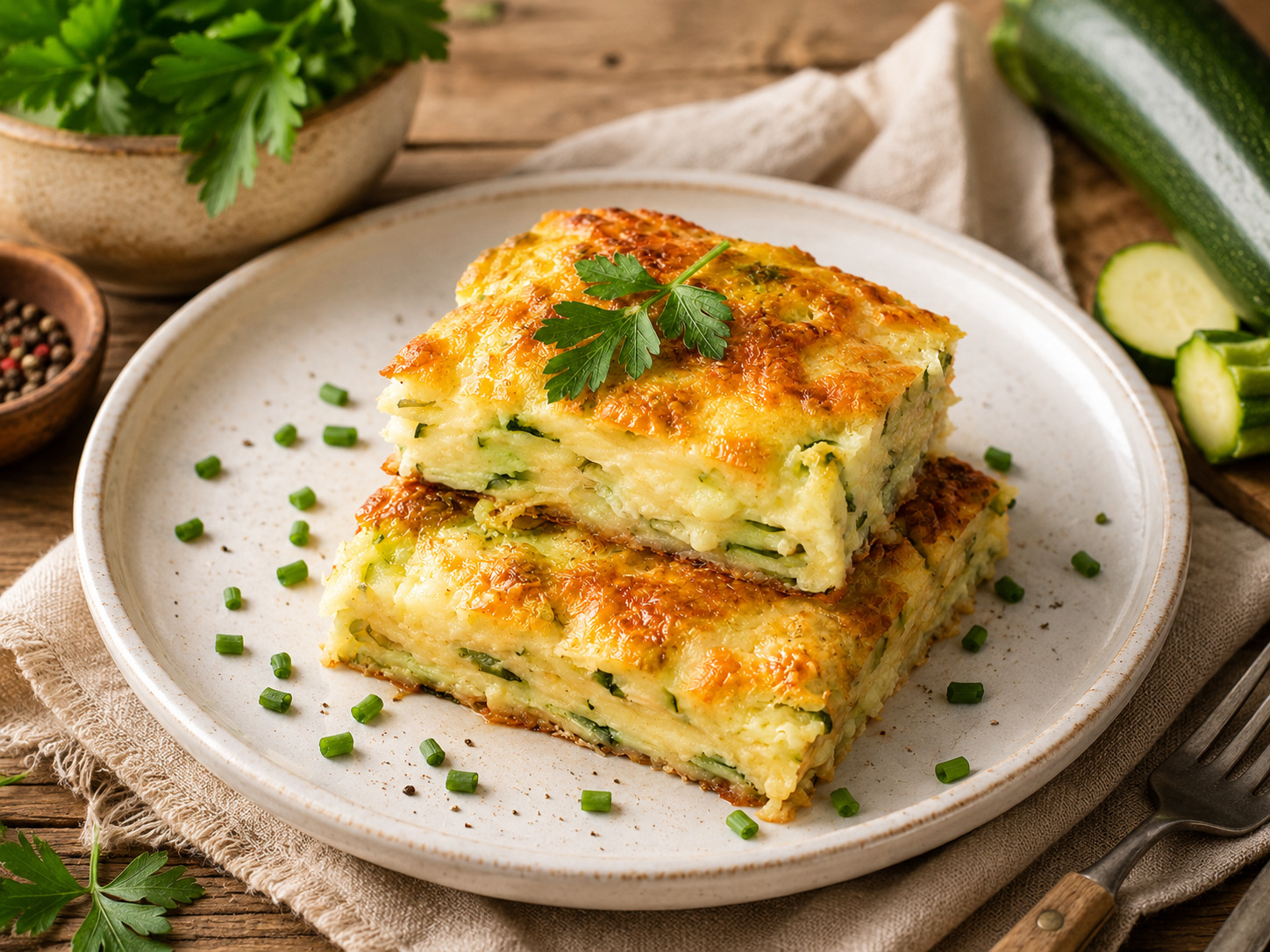 Dovlecei gratinati