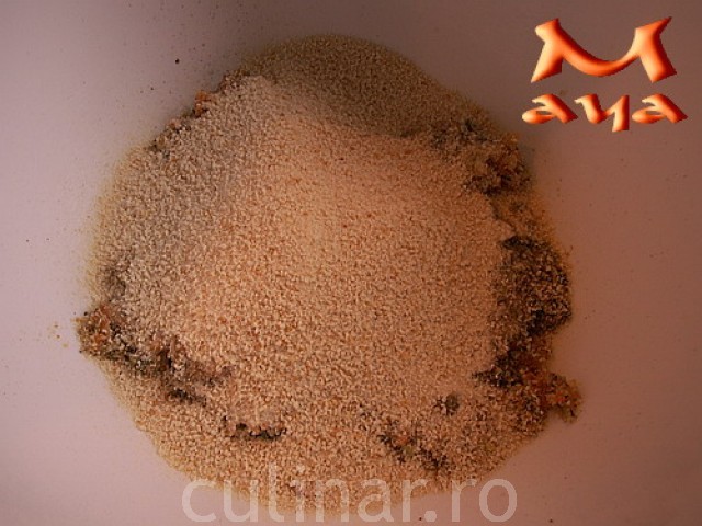 Filet de somon in crusta picanta,la cuptor