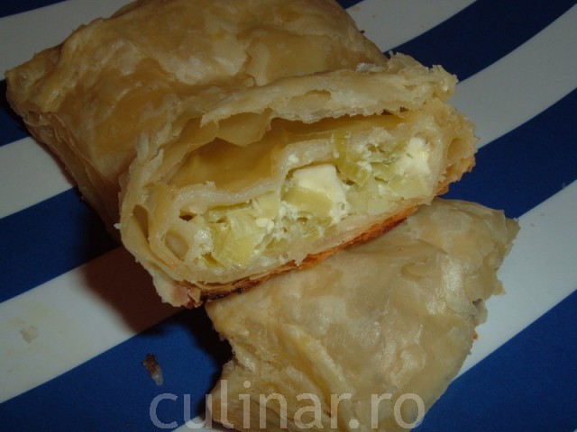 Strudel cu praz