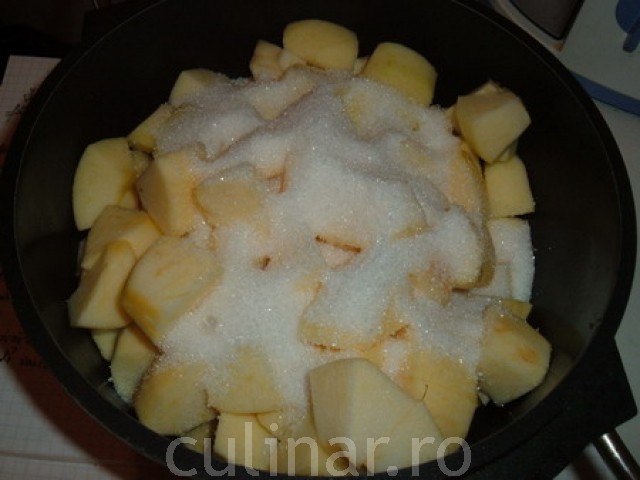 Apple Crumble (mere cu aluat faramitat)