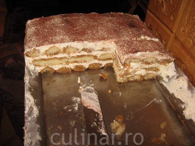 Tiramisu reţetă cu frisca